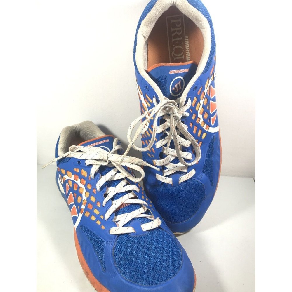 Warrior Prequel Running Shoes Royal Blue and Orange White Men's Size 14 D